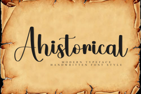 Ahistorical: A Modern Handwritten Typeface for Authentic Brand Identity