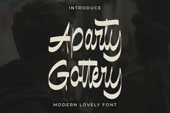 Aparty Gottery: A Bold Retro Script for Editorial Design