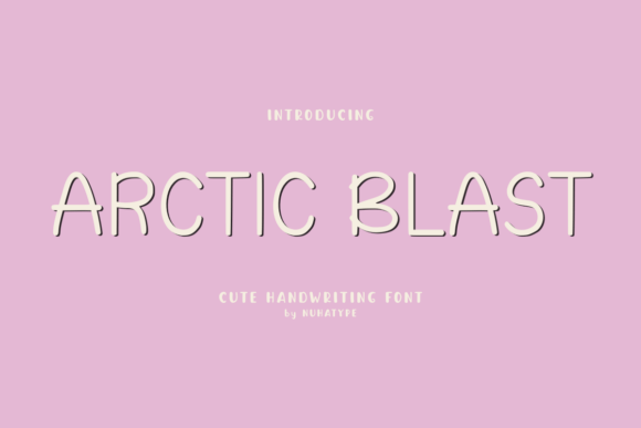 Arctic Blast: The Handwritten Typeface for Scroll-Stopping Visuals