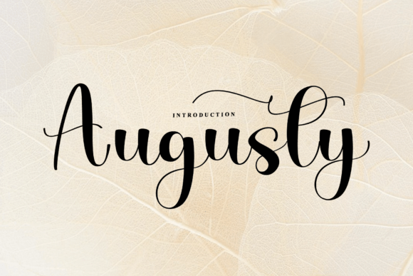 Augusty: A Timeless Handwritten Typeface for Authentic Brand Identity