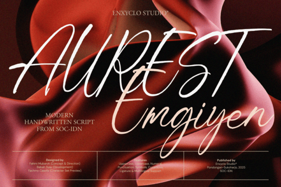 Aurest Emgiyen: Elevating Brand Identity with Modern Luxury Script