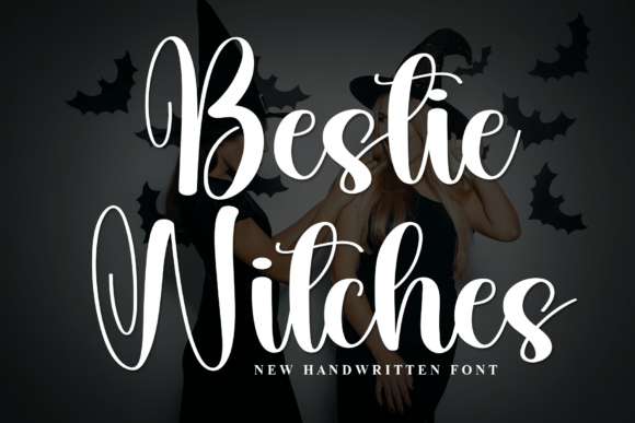 Bestie Witches: A Modern Script Font for Editorial Design