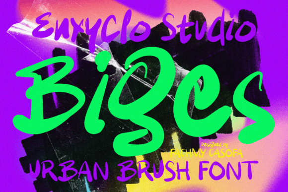 Biges: The Urban Brush Font That Transforms Small Business Branding