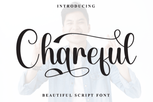 Chareful: A Script Font for Handmade Branding and Product Design