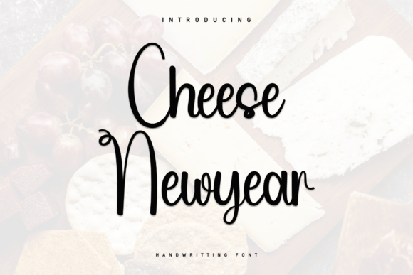 Cheese Newyear Typeface: A Cozy Handwritten Font for Digital Brands