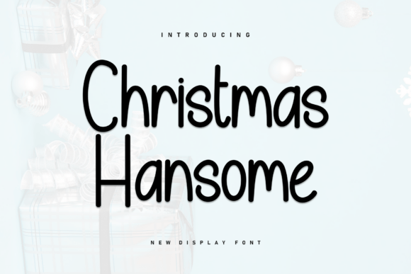 Christmas Hansome: A Handwritten Typeface for Seasonal Branding