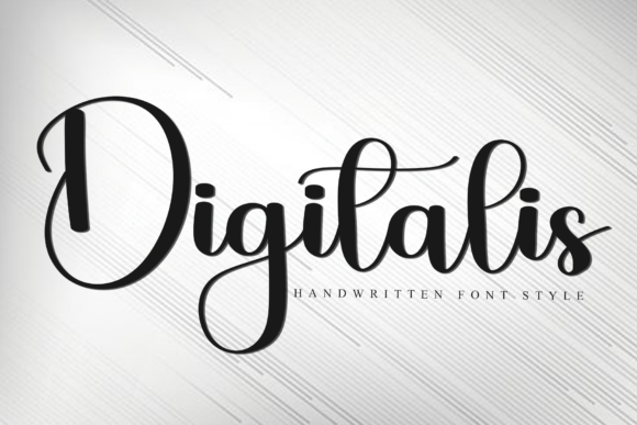 Digitalis: A Festive Typeface for Warm Holiday Branding
