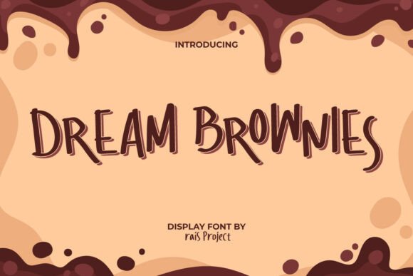 Dream Brownies: A Sweet Handwritten Typeface for Brand Identity