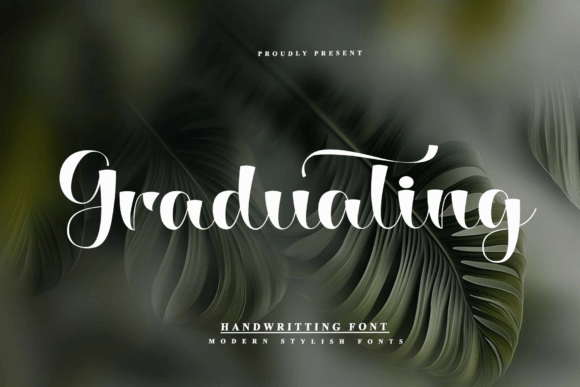 Graduating: A Graceful Script Font for Handmade Branding