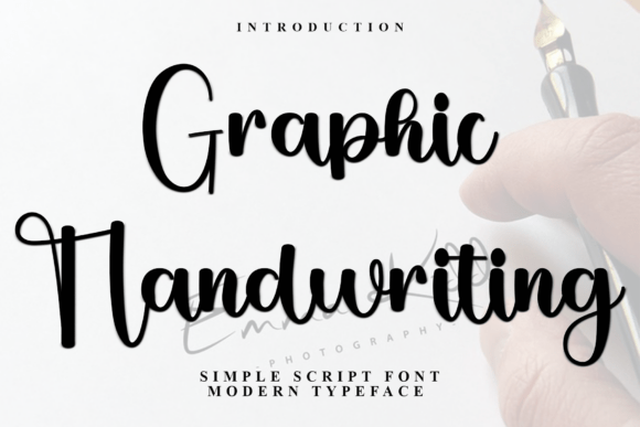 Graphic Handwriting: A Modern Script Font for Editorial Design