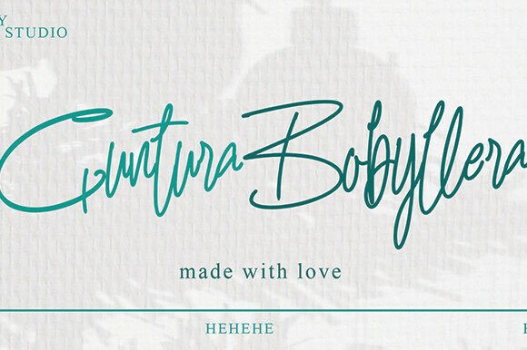 Guntura Bobyllera: A Stylish Script Font for Elegant Brand Identity