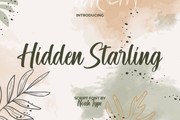 Hidden Starling Typeface: Elevating Digital Brand Identity