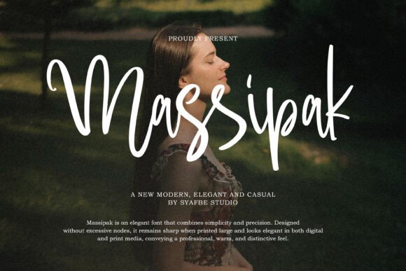 Massipak Typeface: Elevating Handmade Brand Identity