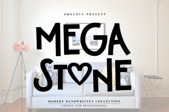Mega Stone: A Bold Handwritten Typeface for Modern Craft Brands