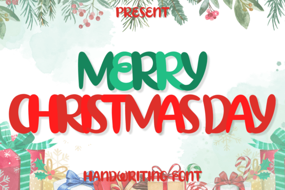 Merry Christmas Day Typeface Review for Holiday Web Design