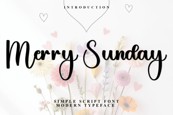 Merry Sunday: A Script Typeface for Polished Small Business Branding