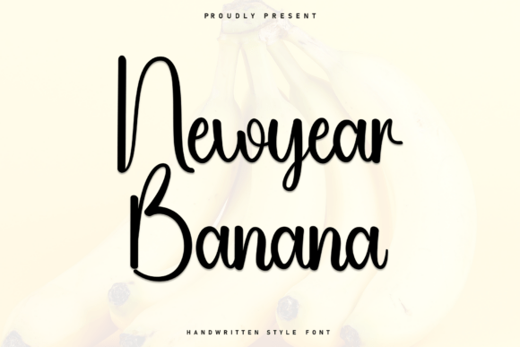 Newyear Banana: A Handwritten Typeface for Authentic Campaign Design