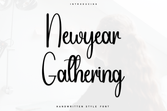 Newyear Gathering: A Handwritten Font for Charming Craft Designs
