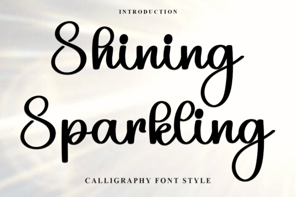 Shining Sparkling: The Festive Typeface for Editorial Design