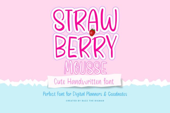 Strawberry Mousse: The Perfect Script Font for Small Business Branding