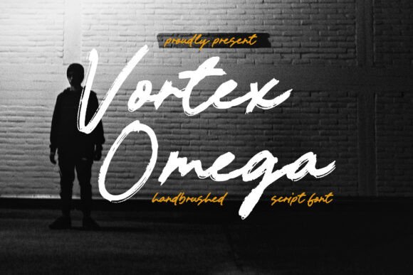 Vortex Omega: A Handbrushed Script Font for Crafters and Sellers