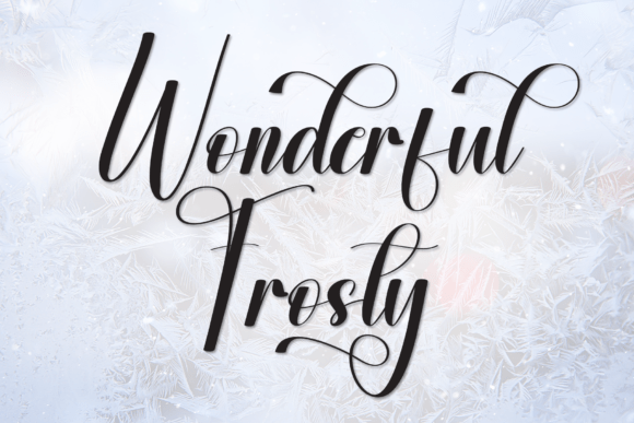 Wonderful Frosty: A Handwritten Typeface for Quirky Brand Identities